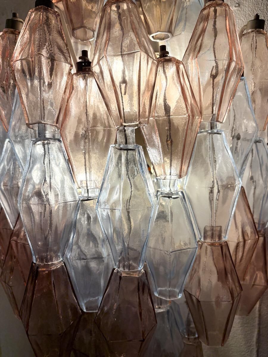 Pair Of Murano Glass "Poliedri" Wall Sconces By Carlo Scarpa For Venini, 1960s photo Lighting