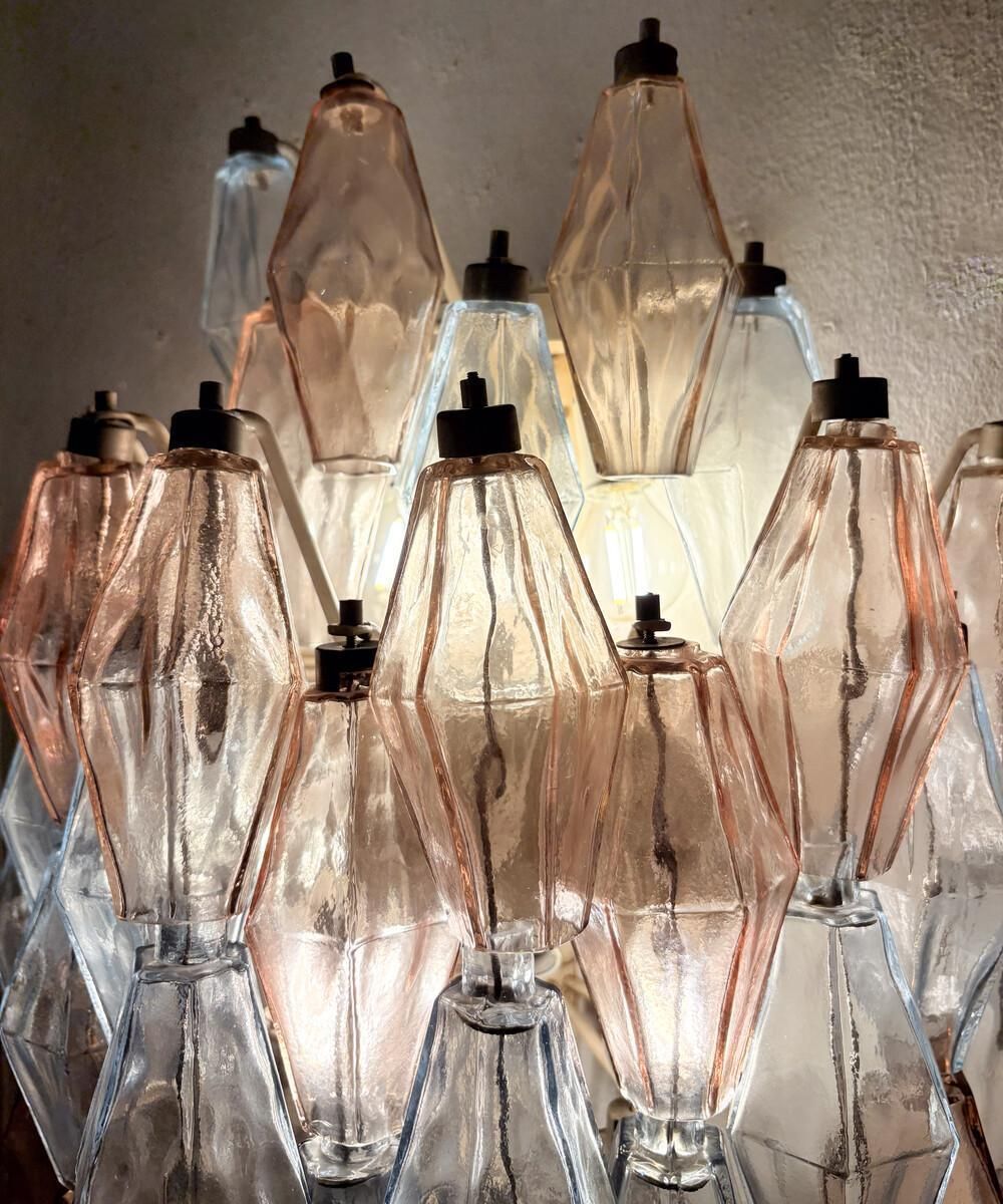 Pair Of Murano Glass "Poliedri" Wall Sconces By Carlo Scarpa For Venini, 1960s photo buy