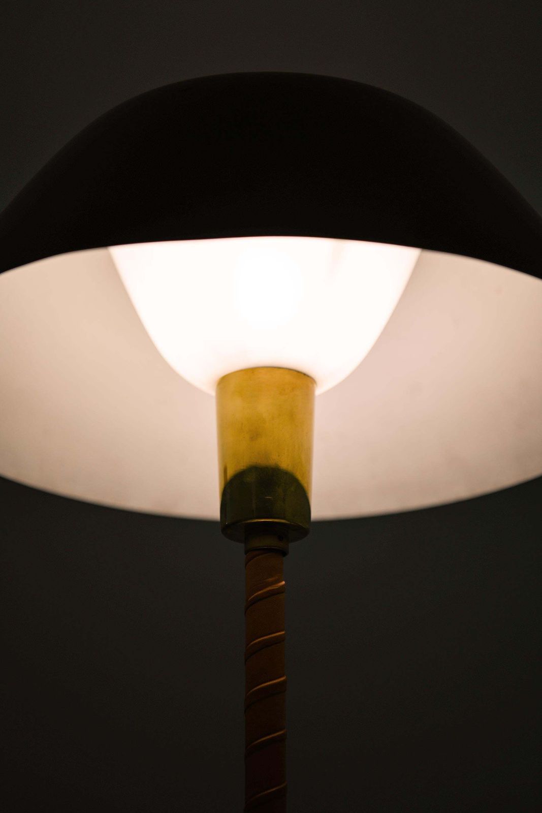 Table Lamp In Brass And Aluminum By Lisa Johansson Pape, 1950s photo vinterior
