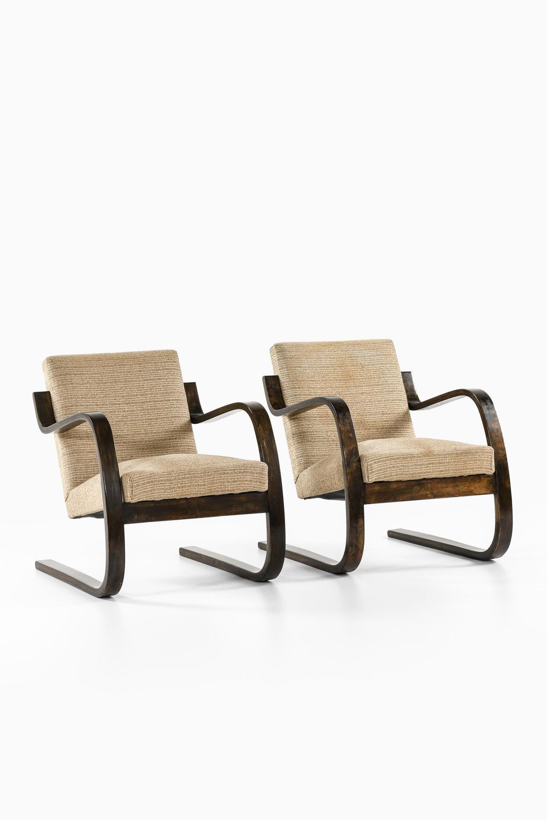Set Of 2 Mid Century Easy Chairs By Alvar Aalto, 1933 photo vintage