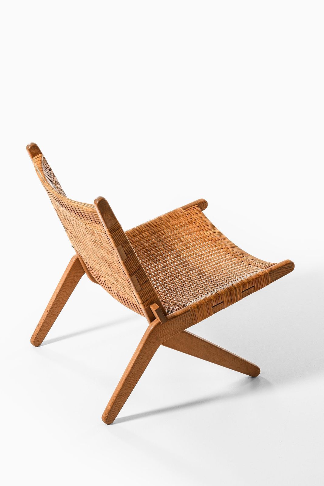 46841.0 Set Of 2 Easy Chairs In Cane And Oak By Preben Thorsen, 1957 photo