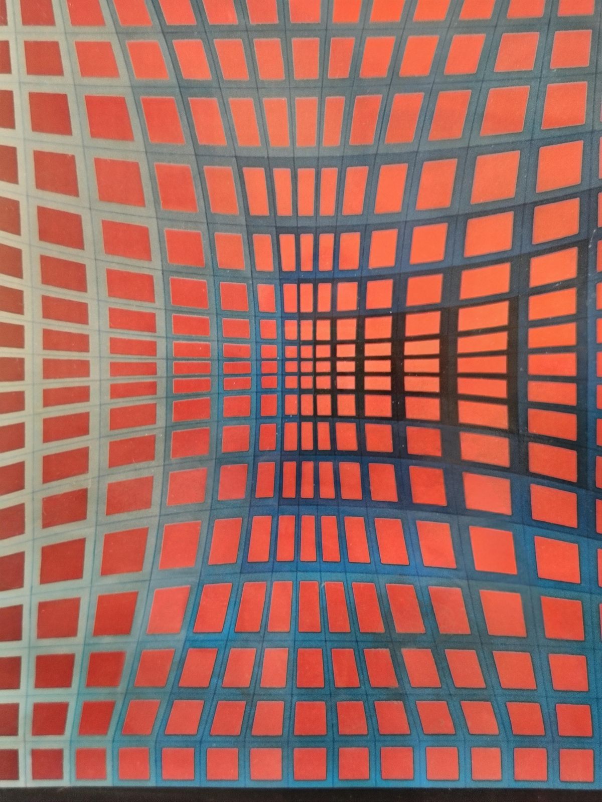 Victor Vasarely For éditions Du Griffon Serigraphy "Vp Rb" , Switzerland 1974 photo for sale