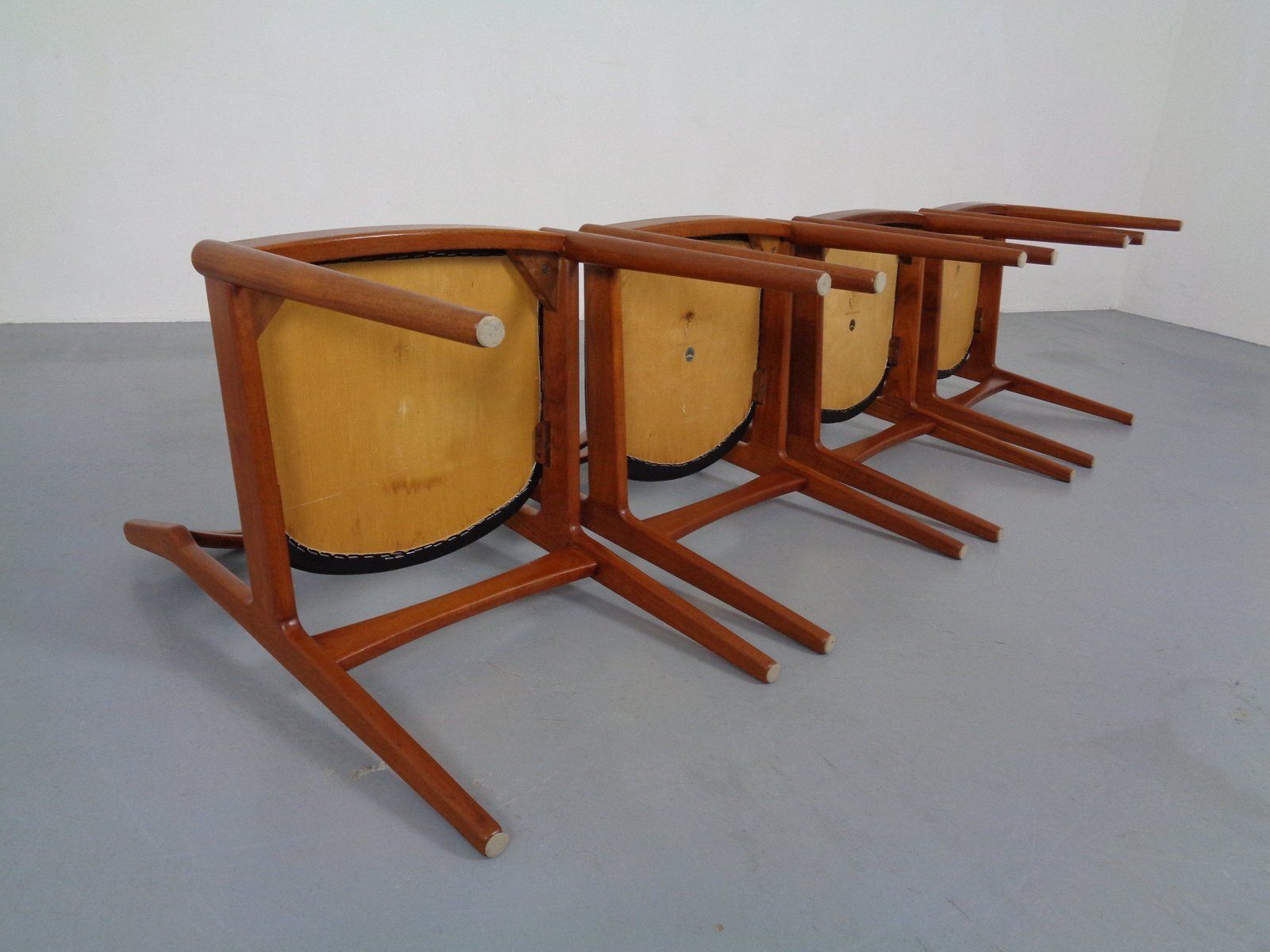 Furniture Teak Dining Chairs From Vamo Sønderborg, Denmark, 1960s, Set Of 4 photo