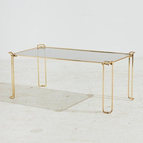 Metal And Glass Coffee Table, 1980s photo furniture