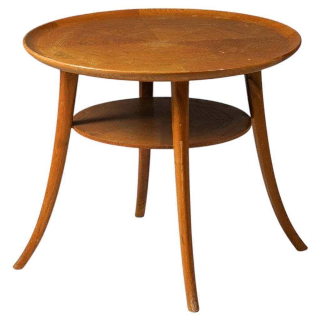 Scandinavian Modern Coffee Table, Attr. Gunnel Nyman, 1940s