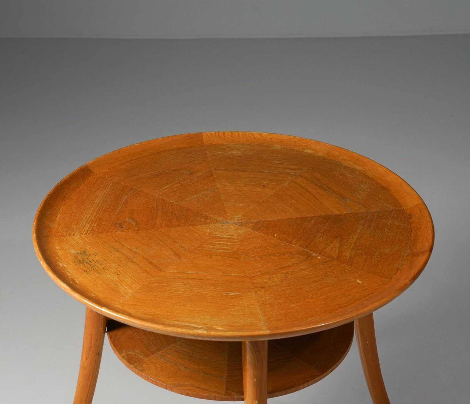 Scandinavian Modern Coffee Table, Attr. Gunnel Nyman, 1940s photo for sale