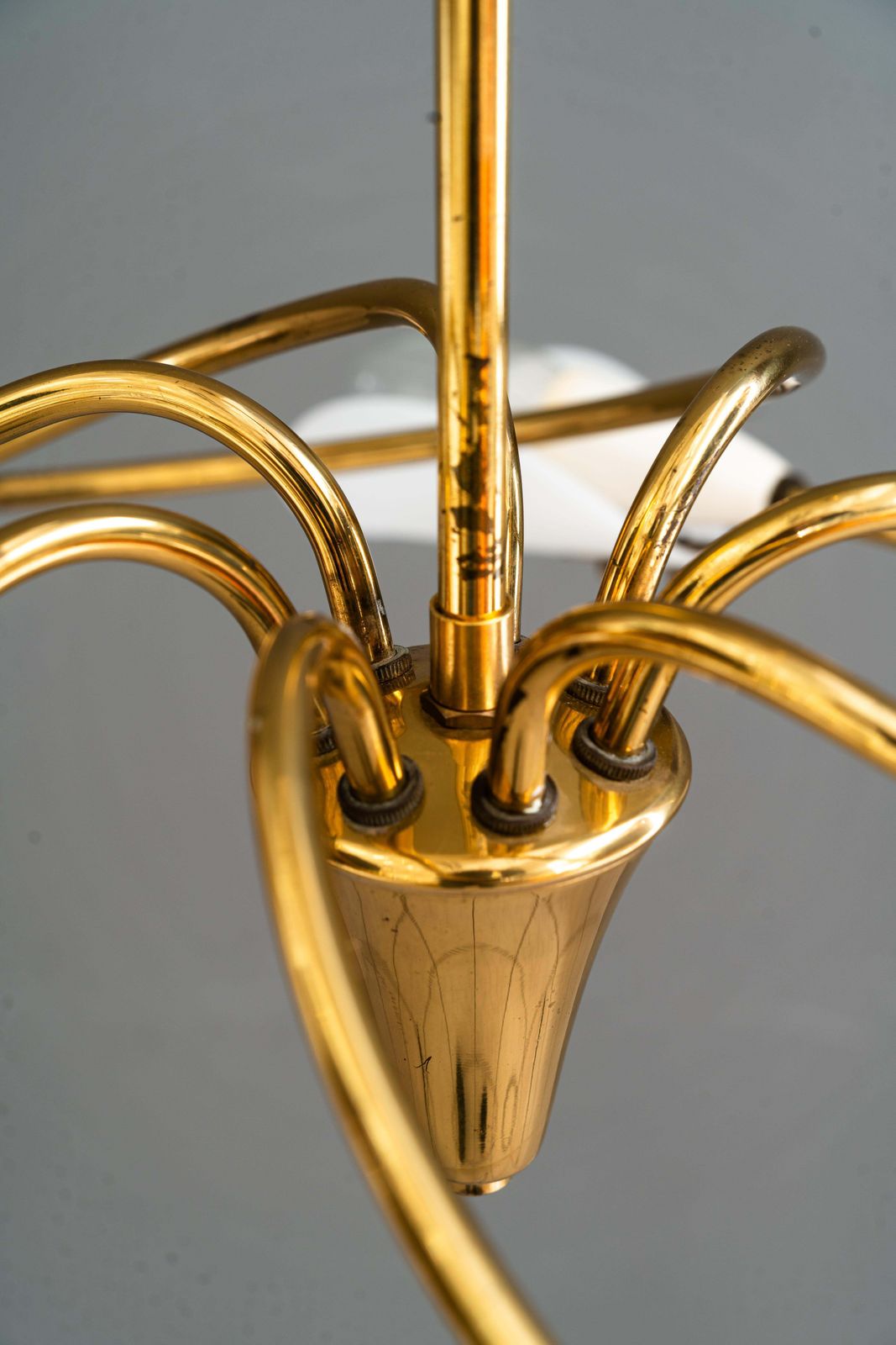 photo vintage Rupert Nikoll " Tornado " Chandelier Vienna Around 1960s