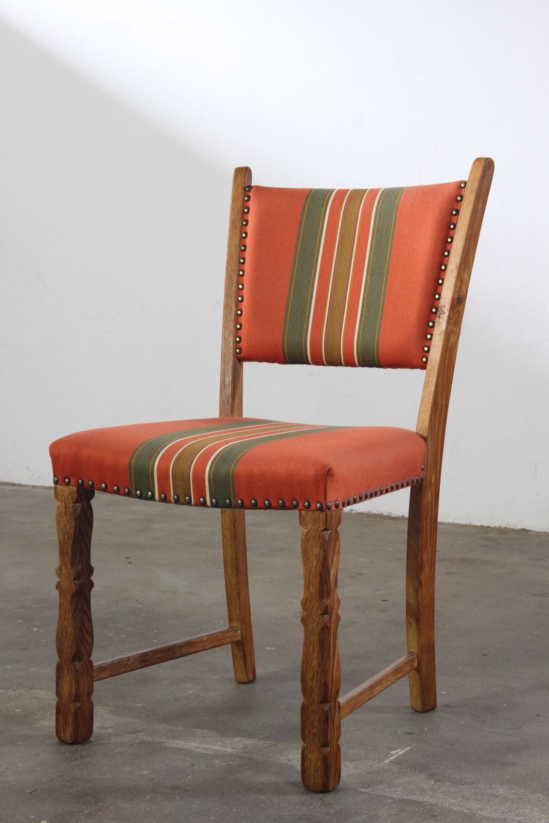 Set Of 4 Vintage Danish Oak Dining Chairs, Henning Kjærnulf Style, 1960s photo 1636.0