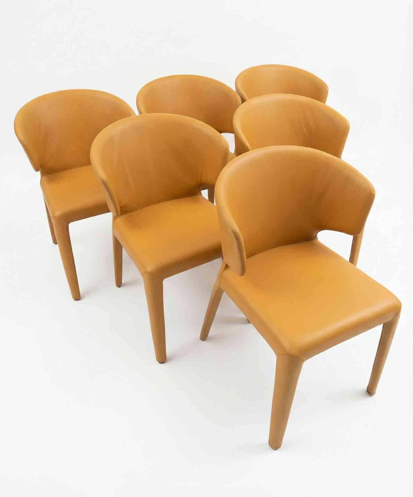 Set Of 6 Cassina Hola 367 Chairs By Hannes Wettstein, 2006 photo Furniture