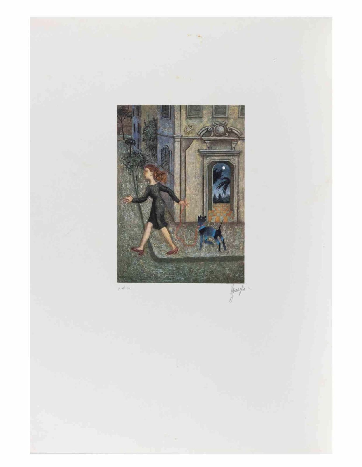 Enrico Benagliathe Secret Garden   Screenprint By Enrico Benaglia   1990s1990s photo furniture