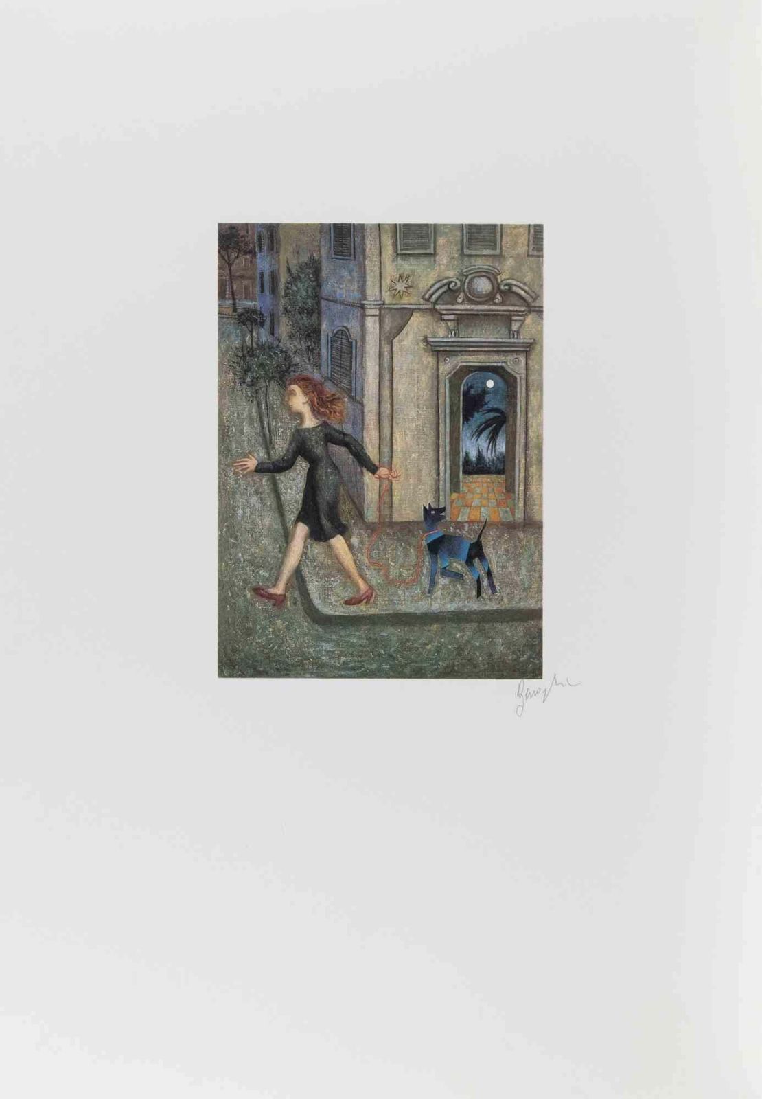 Enrico Benagliathe Secret Garden   Screenprint By Enrico Benaglia   1990s1990s
