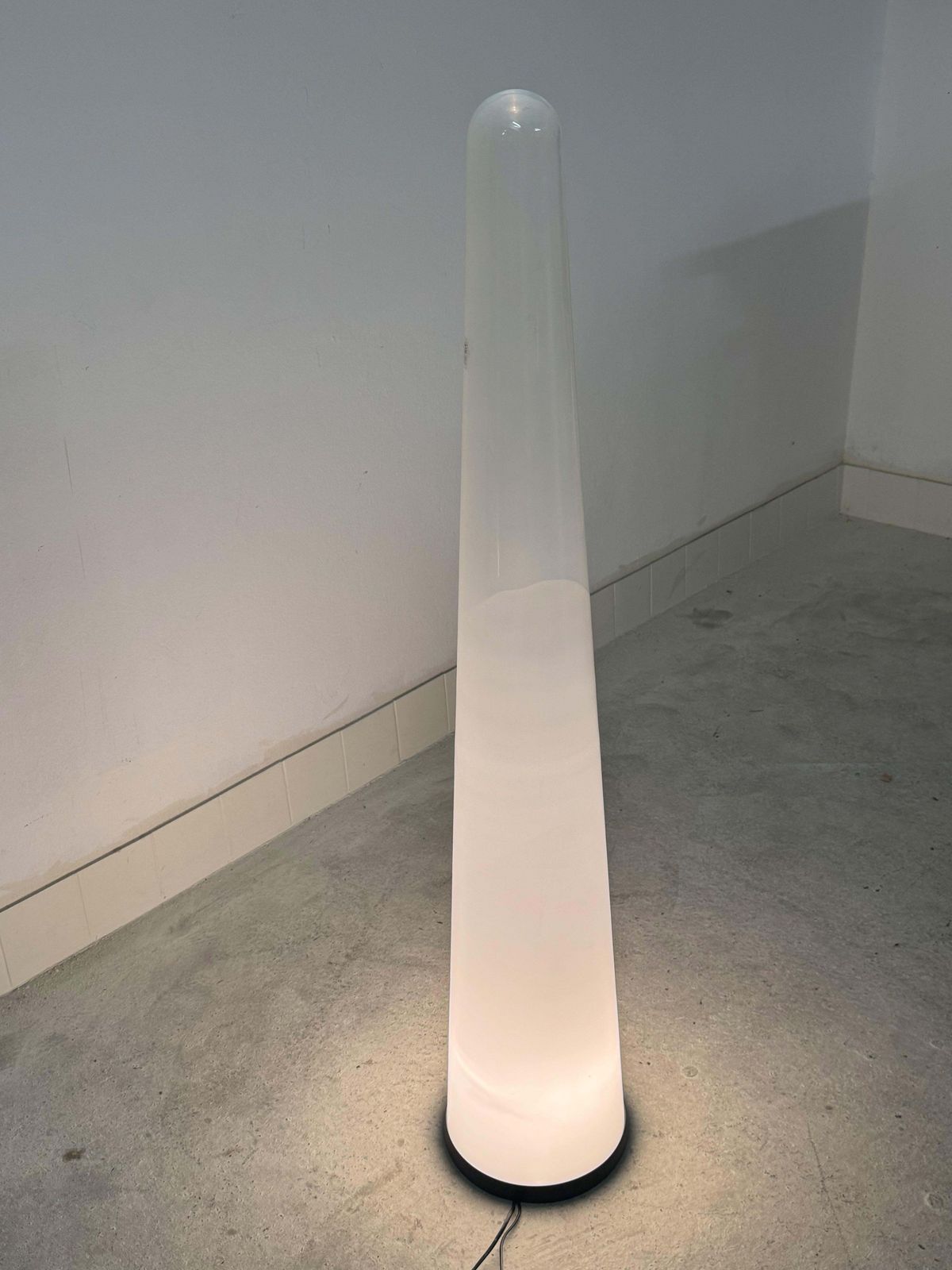 Lighting Italian Murano Glass Floor Lamp "Opo" By Giusto Toso photo