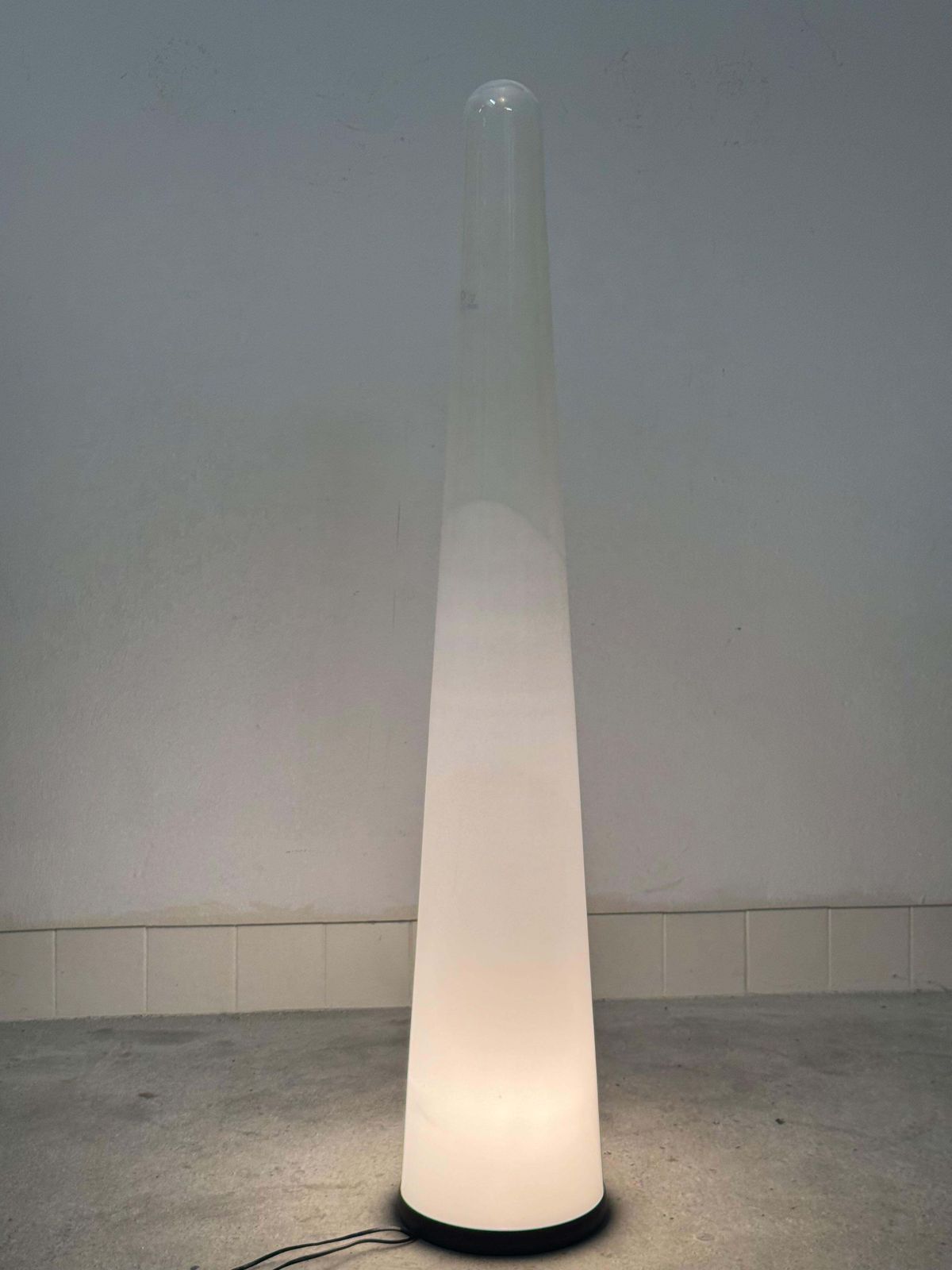 photo buy Italian Murano Glass Floor Lamp "Opo" By Giusto Toso