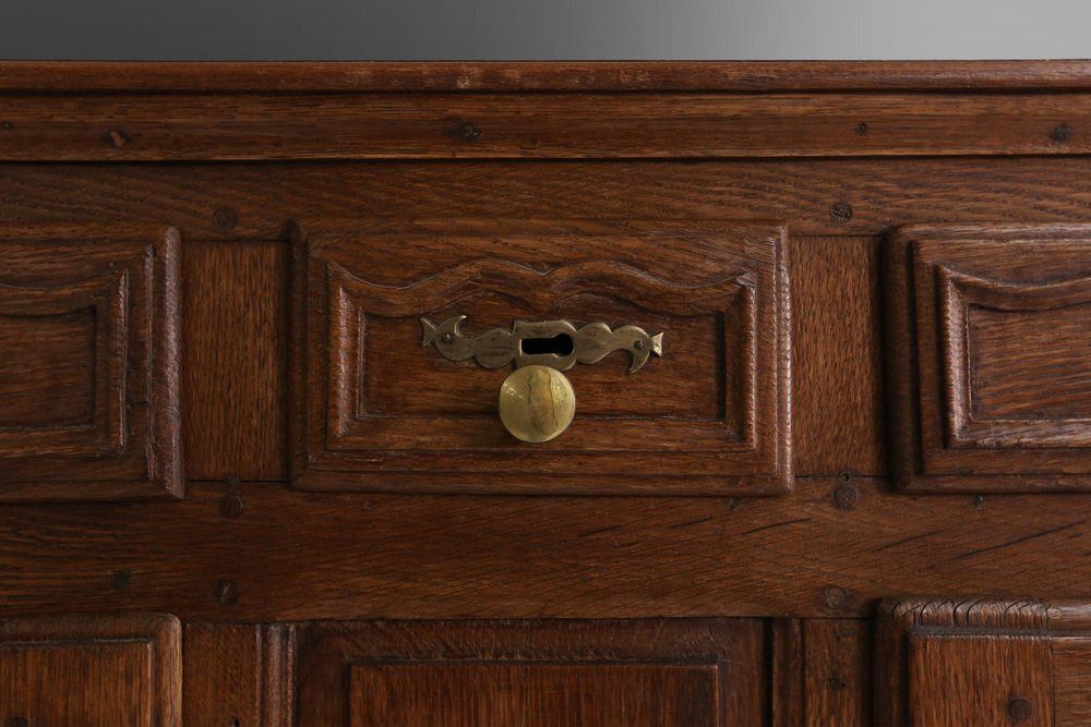 Antique Flemish Oak Cabinet, 1850s photo buy