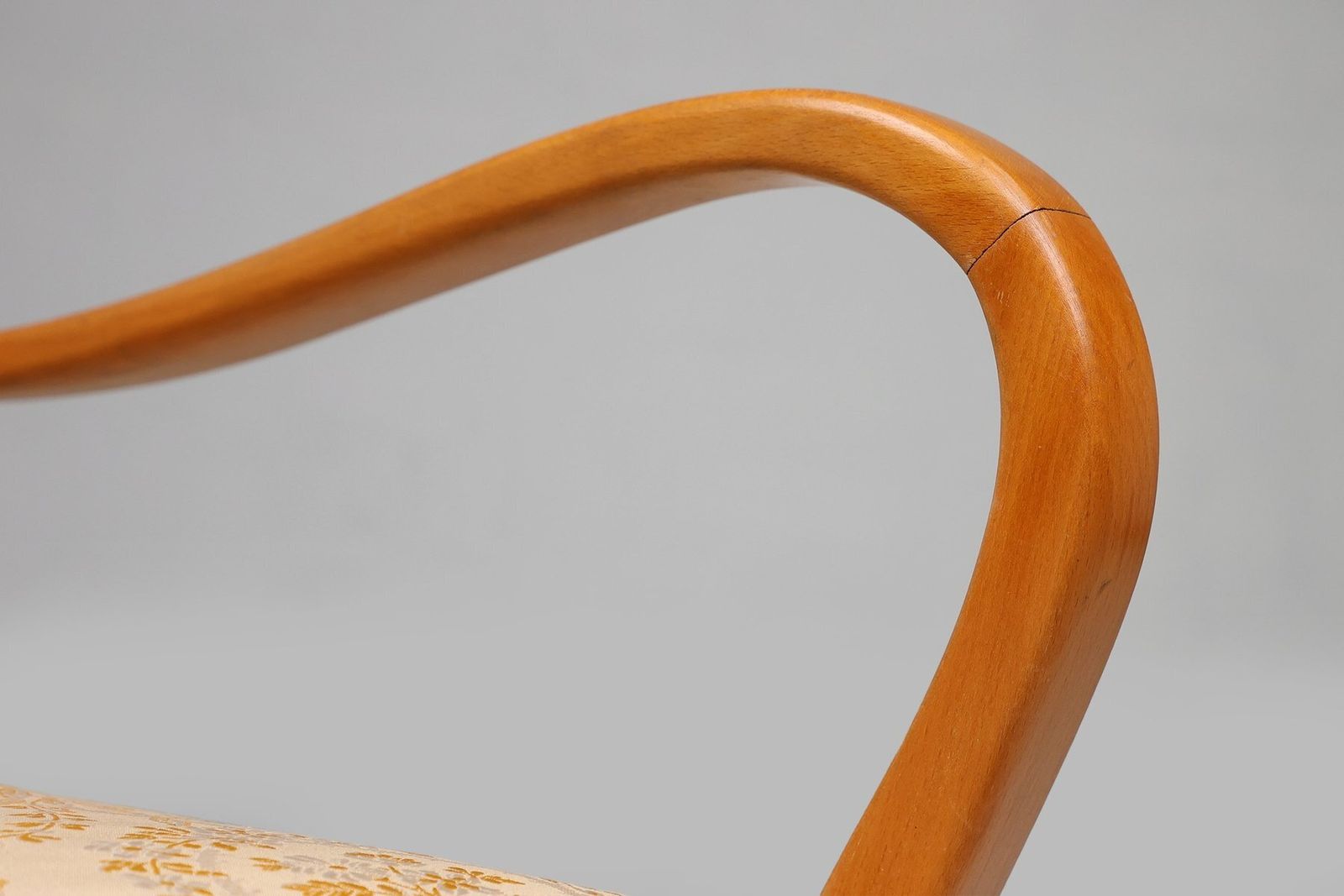 Art Deco Armchair In Beech, France, 1940s photo buy
