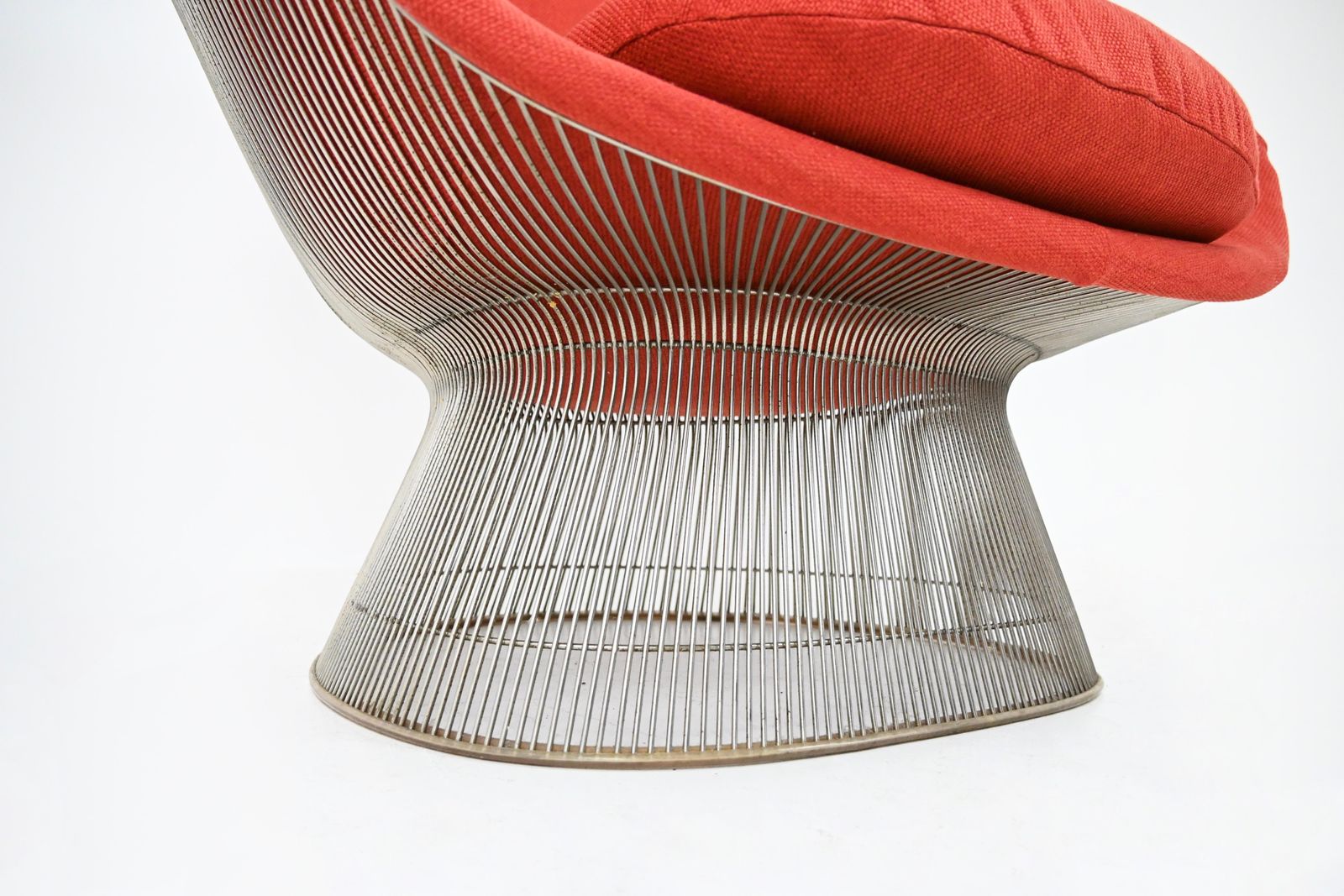 Furniture Lounge Chair & Ottoman By Warren Platner For Knoll International, 1960s photo