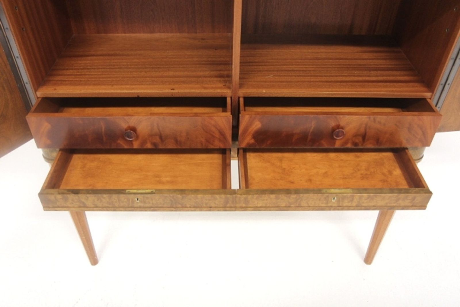 Swedish Modern Scandinavian Buffet In Walnut From Reiners, Mjölby, Sweden, 1930s photo Furniture