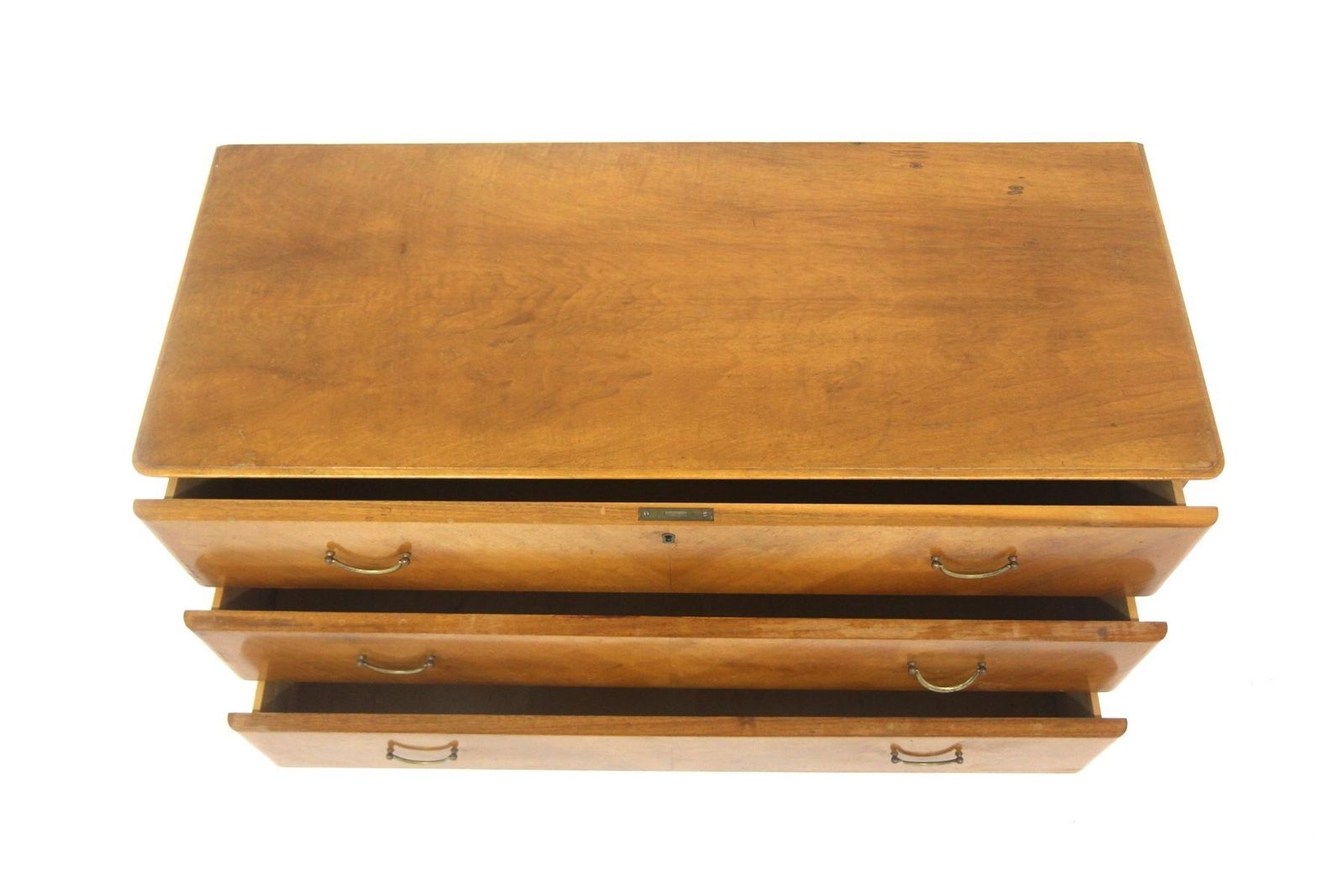 Swedish Modern Scandinavian Walnut Chest Of Drawers, Sweden, 1940s photo Furniture