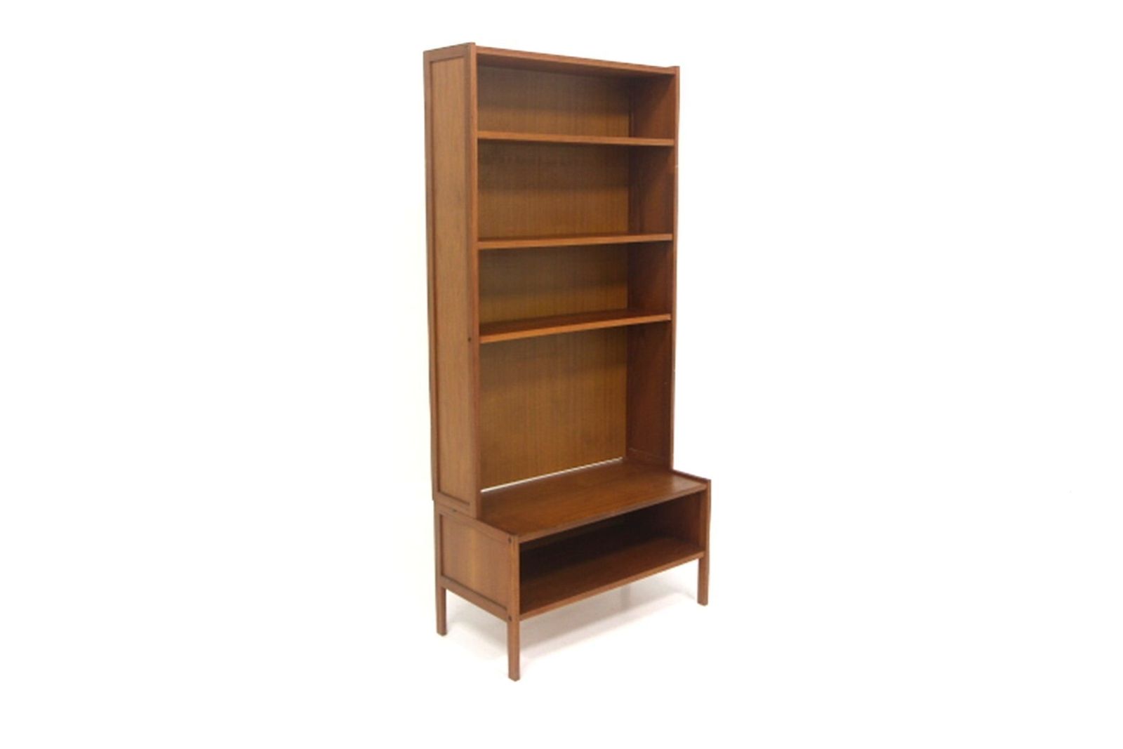 Scandinavian Teak Bookcase, Sweden, 1950s photo for sale