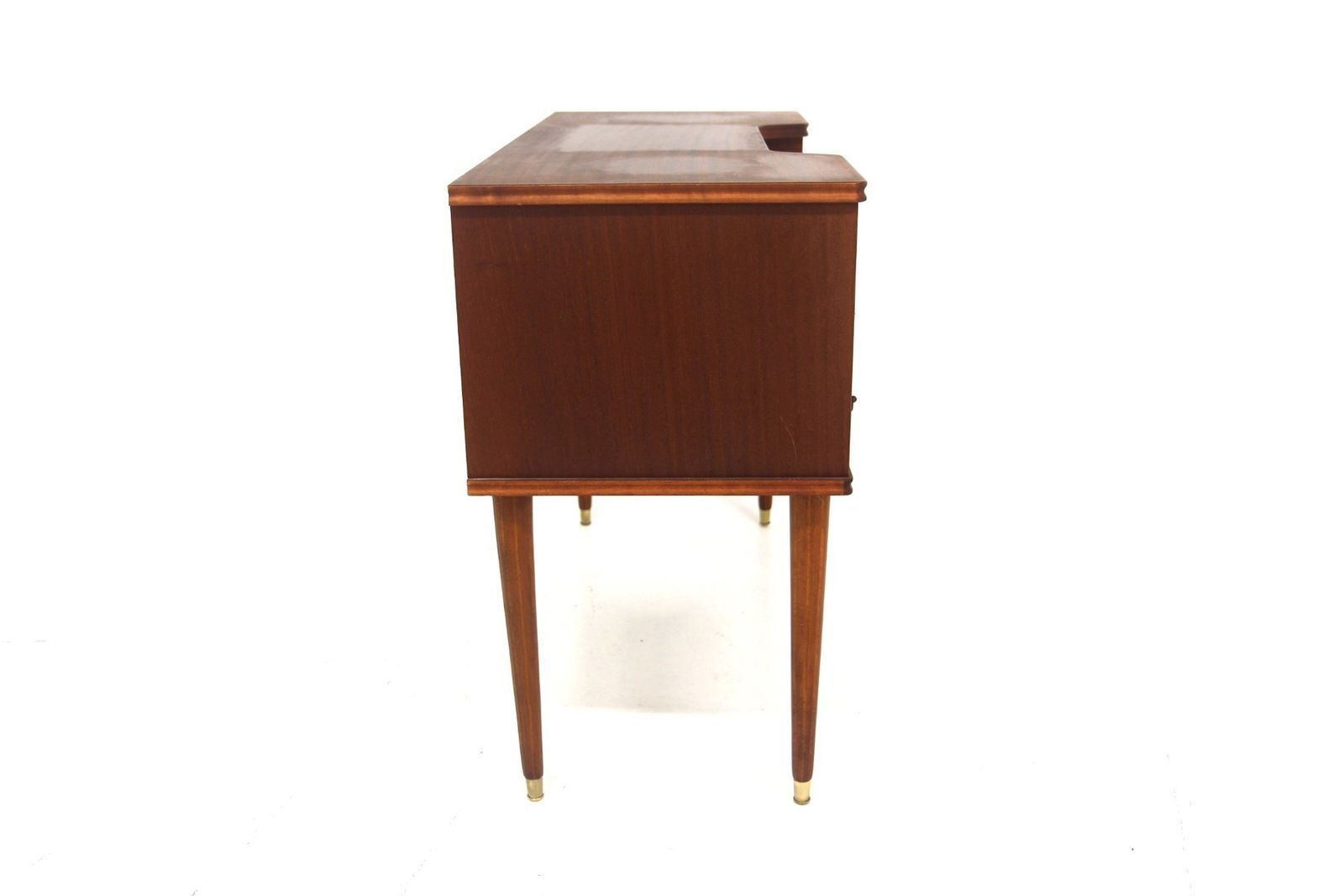 Scandinavian Mahogany Secretary Desk, Sweden, 1950s