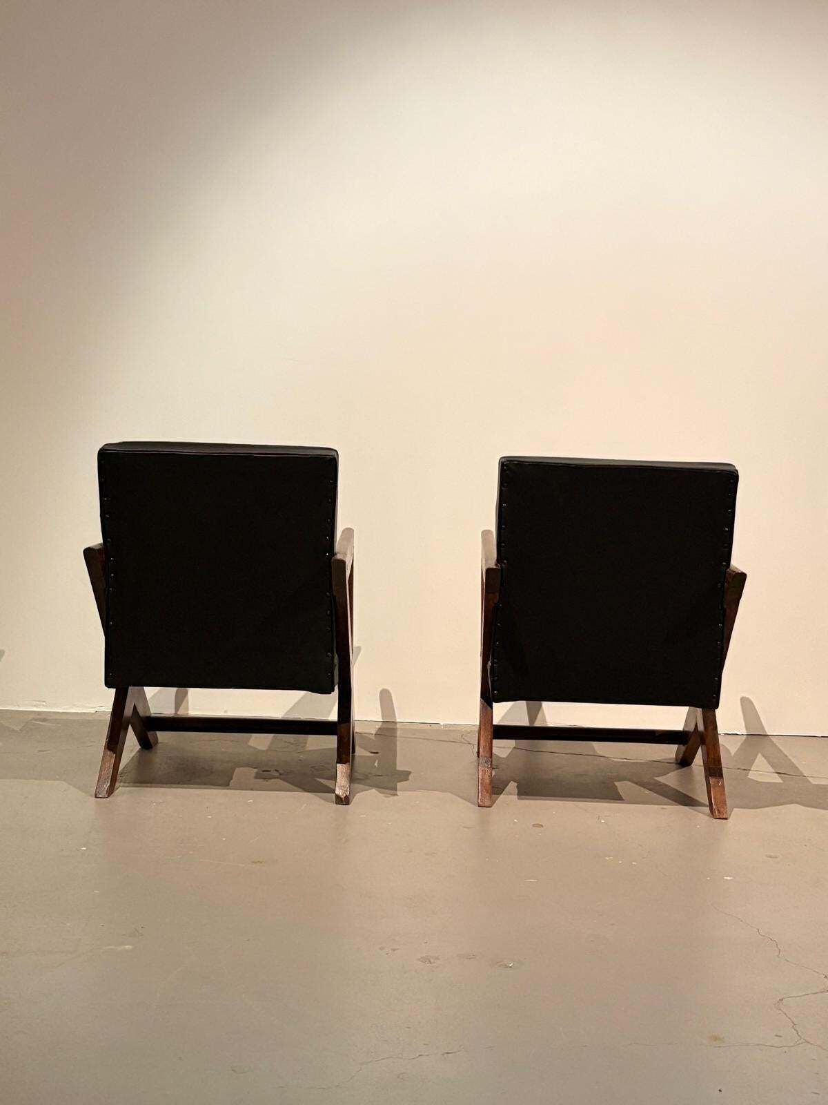 Pierre Jeanneret, Original Armchairs Si 49 A, Mid Century Modern photo buy