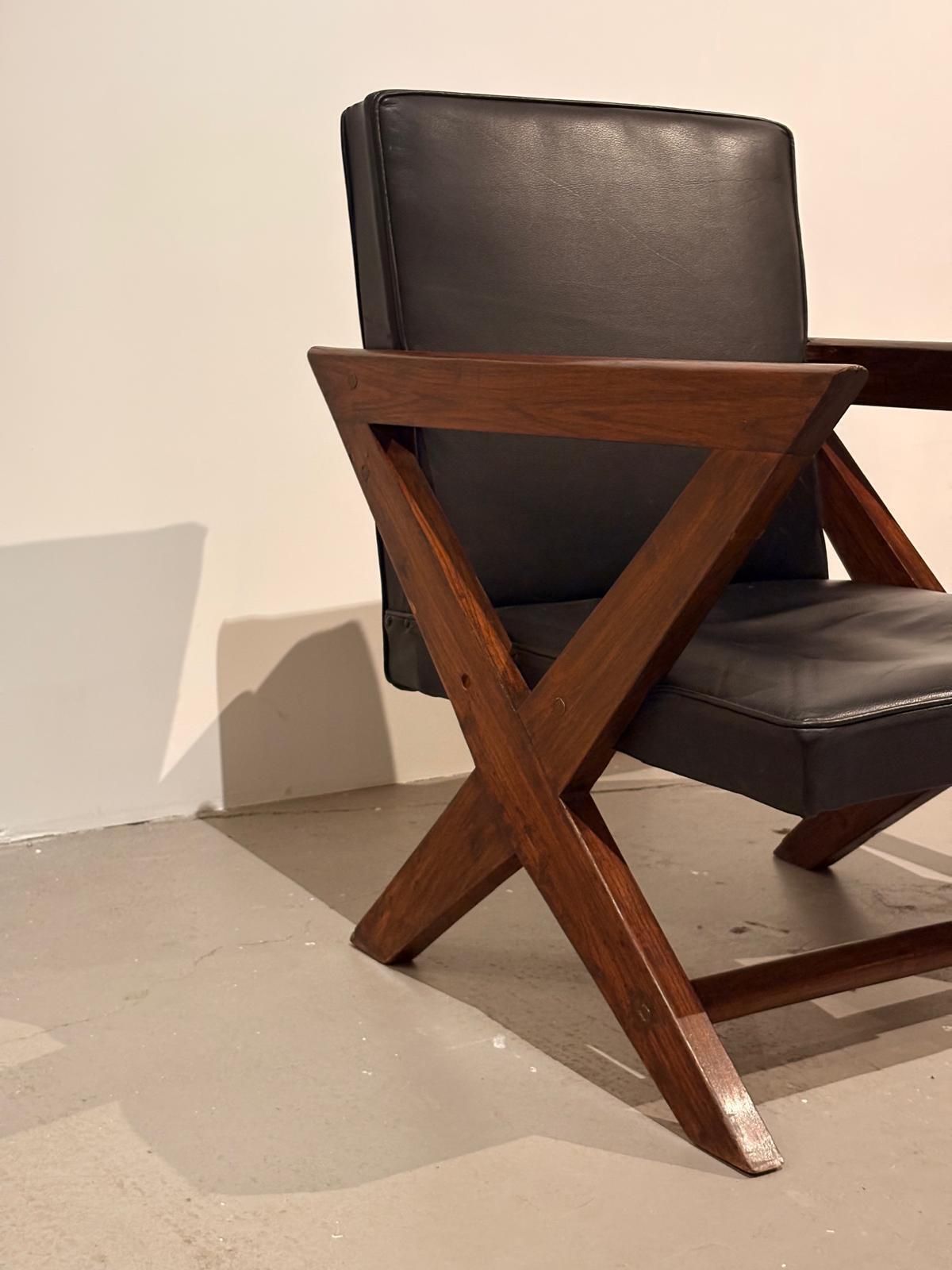Furniture Pierre Jeanneret, Original Armchairs Si 49 A, Mid Century Modern photo