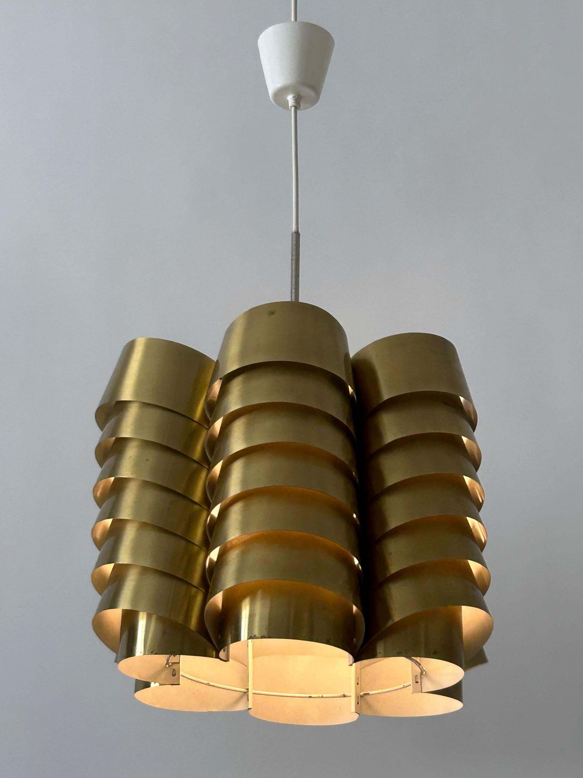 Amazing Pendant Lamp Or Chandelier By Hans Agne Jakobsson For Ab Markaryd Sweden photo vintage