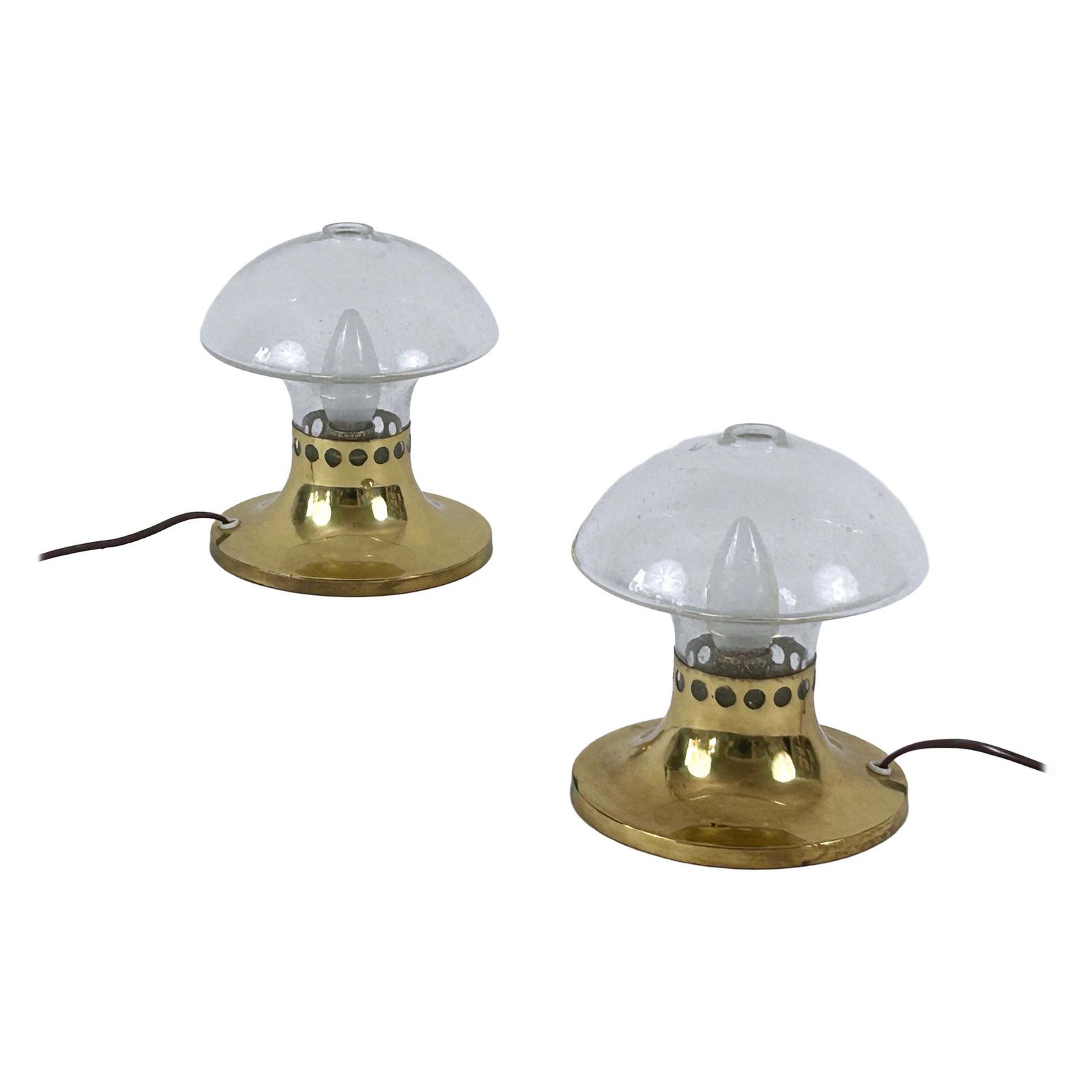 Set Of Two Lovely Mid Century Bedside Table Lamps By Falkenbergs Belysning 1950s