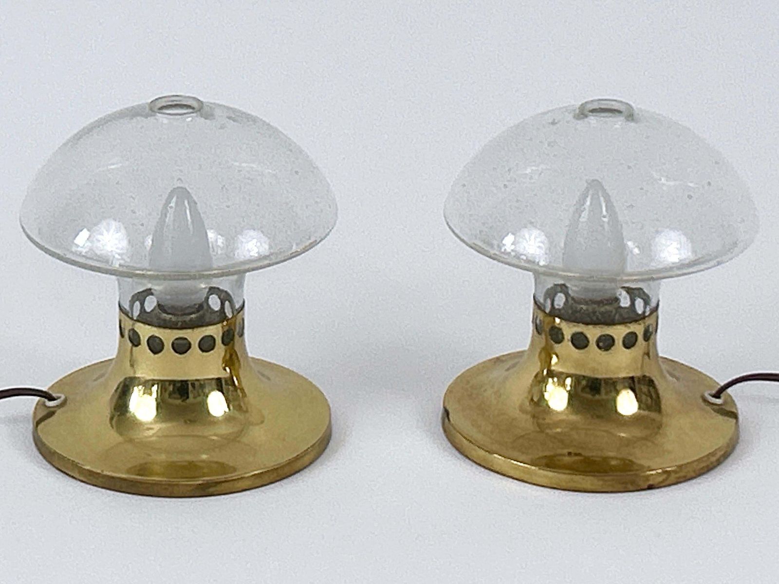photo vinterior Set Of Two Lovely Mid Century Bedside Table Lamps By Falkenbergs Belysning 1950s
