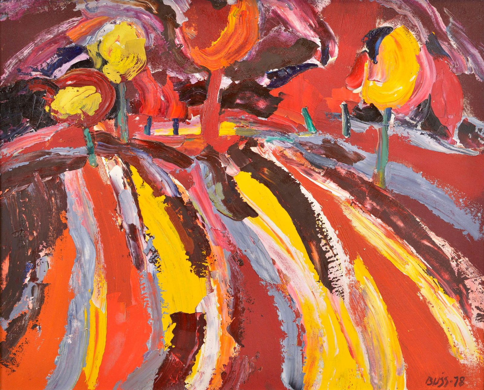 Valdis Bushautumn. 1978. Oil On Canvas, 103x84 Cm1978
