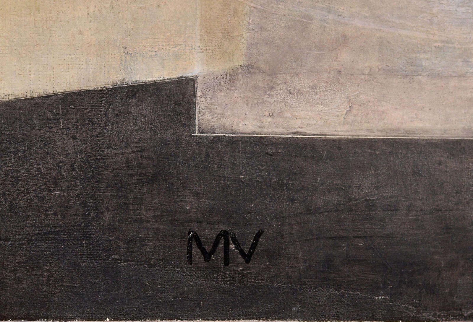 Mara Vaicunastable Of A Friend. 2009. Oil On Canvas. 46x46 Cm. Signed2009 photo Art