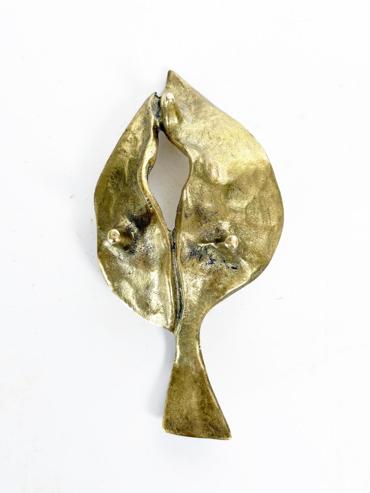 photo furniture Brass Paperweight In The Shape Of A Leaf, France, 1970