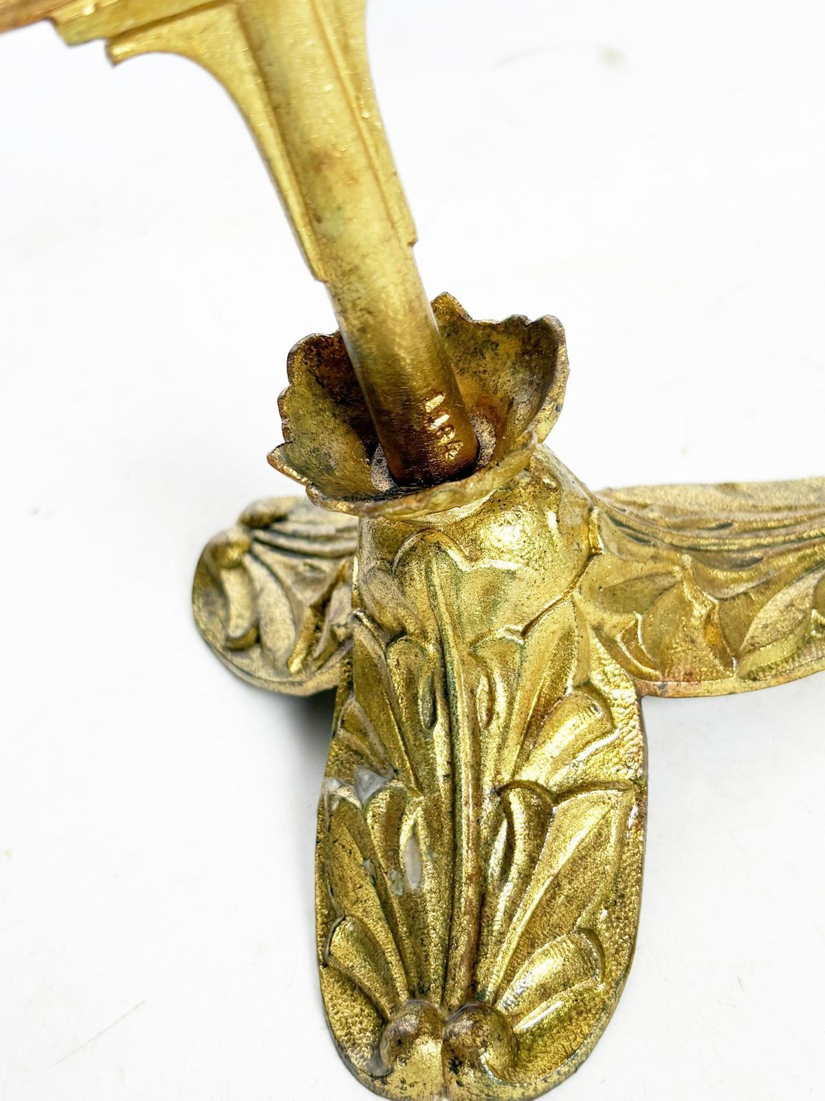 466.0 Brass Candle Holder, France, 1989 photo