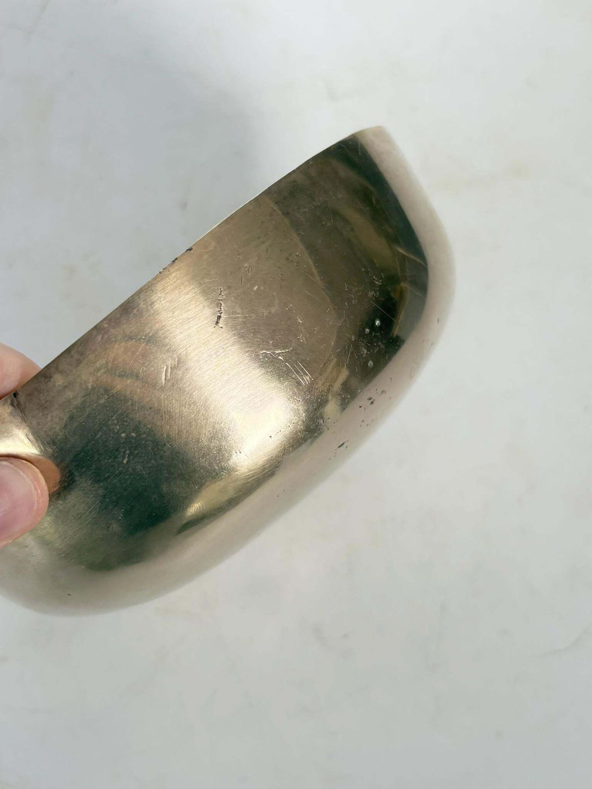 Two Brass Trinket Trays, Beautiful Antique Patina, France, 1950 photo 476.0