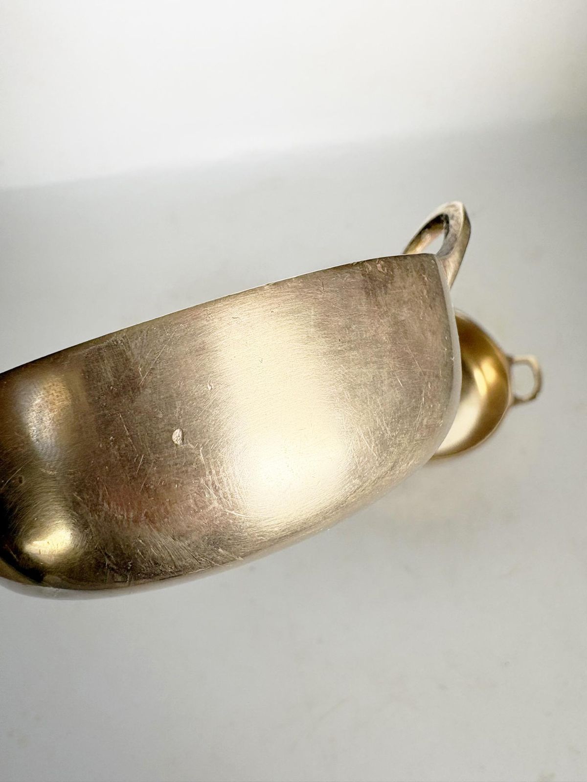 Two Brass Trinket Trays, Beautiful Antique Patina, France, 1950 photo buy