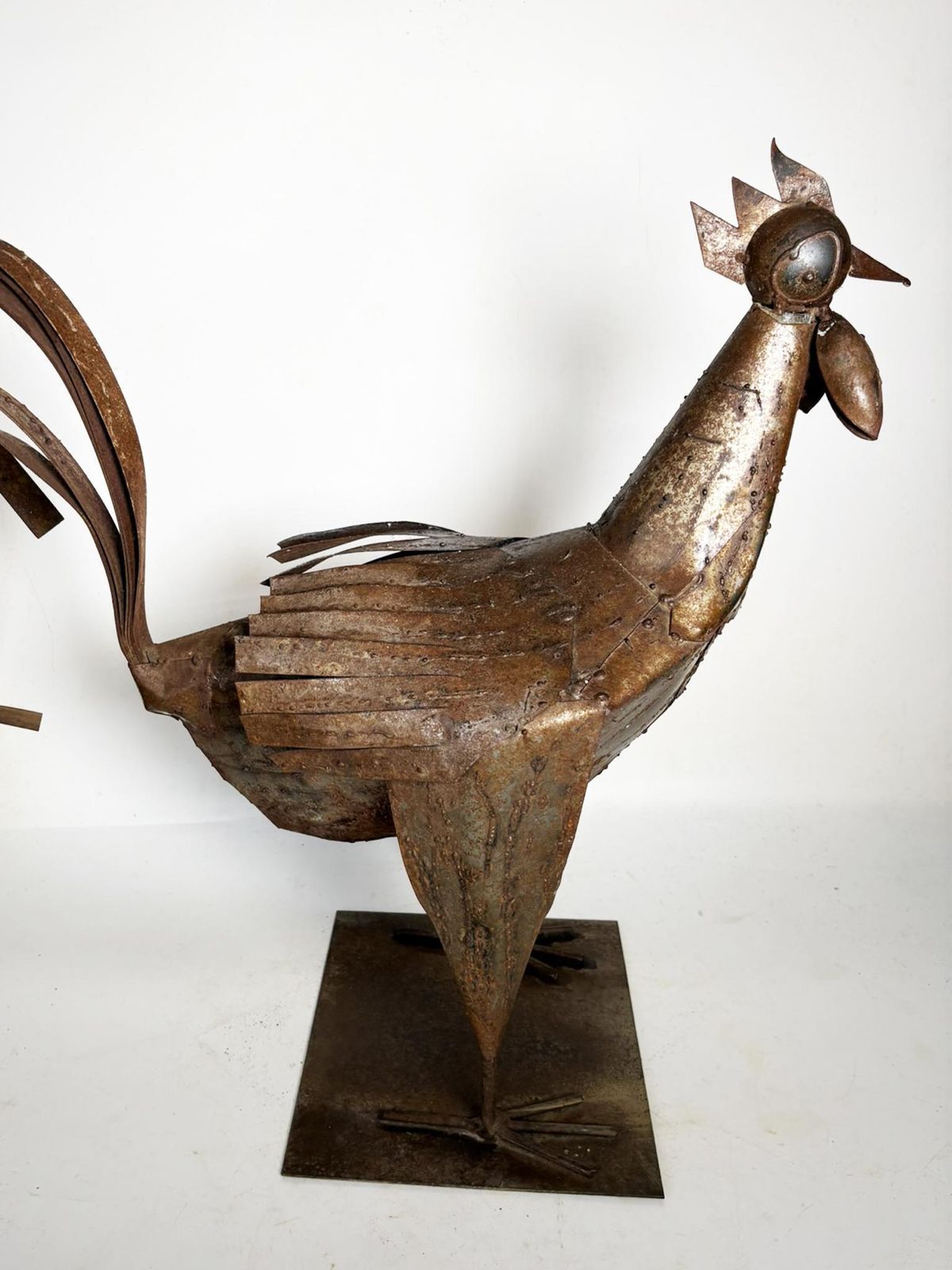 Metal Rooster, France, 1950 photo vinterior