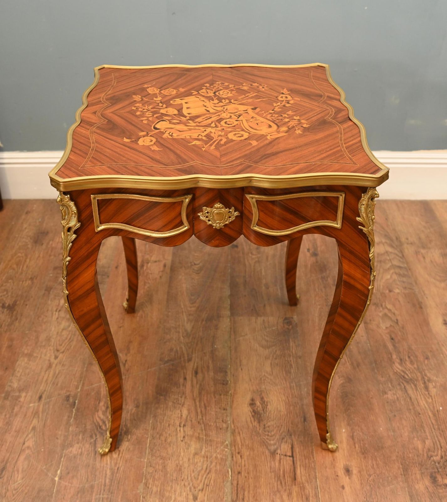Pair French Side Tables Louis XV Revival Interiors photo for sale
