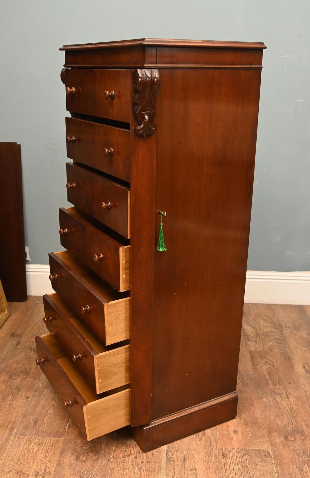 William IV Wellington Chest Mahogany Chests Drawers 1860 photo buy