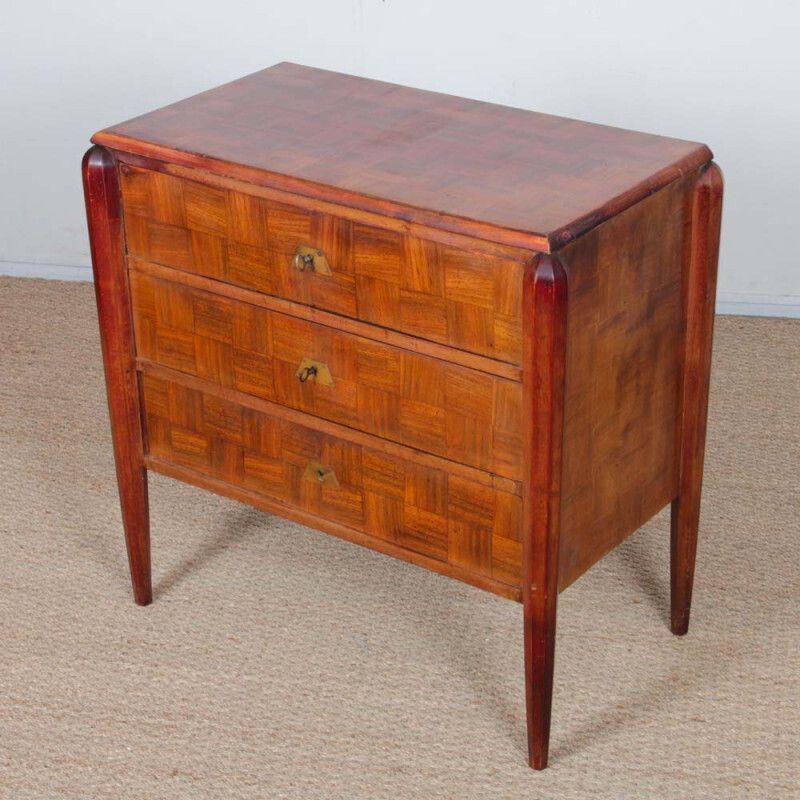 Art Deco Inlaid Chest Of Drawers From The 1930s photo Furniture