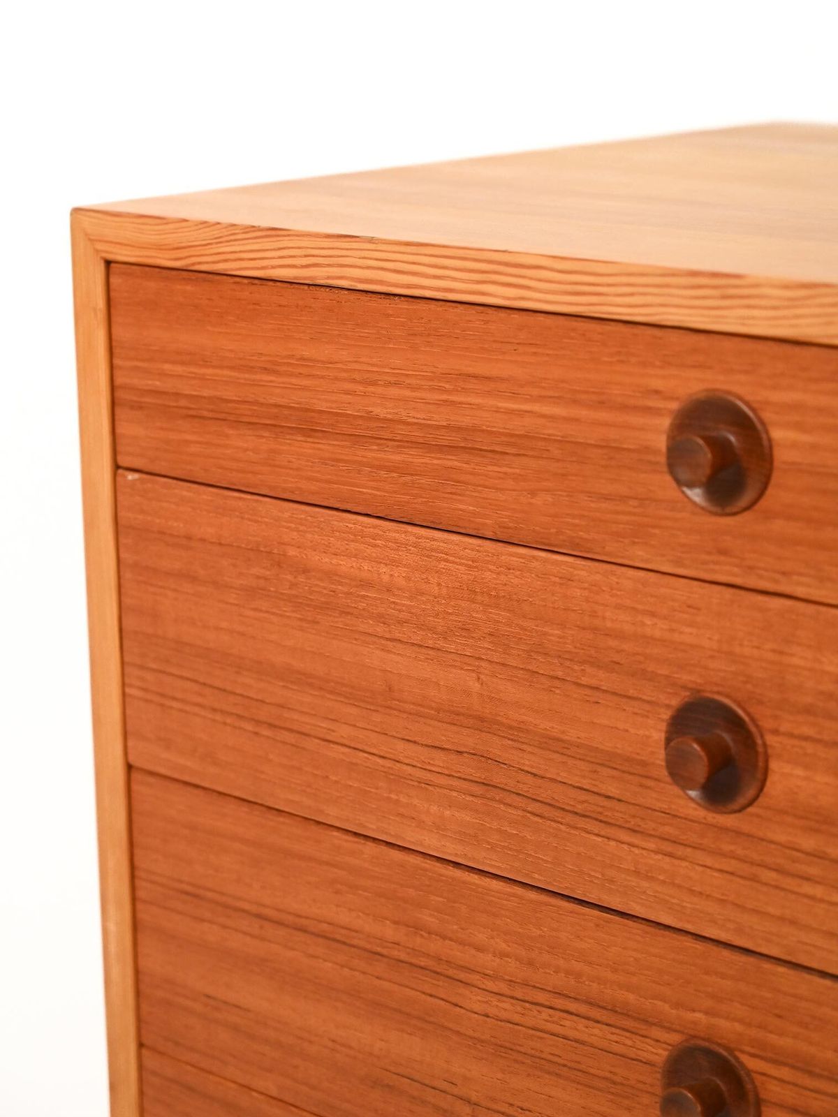 Danish Beech And Teak Chest Of Drawers By Børge Mogensen photo vinterior