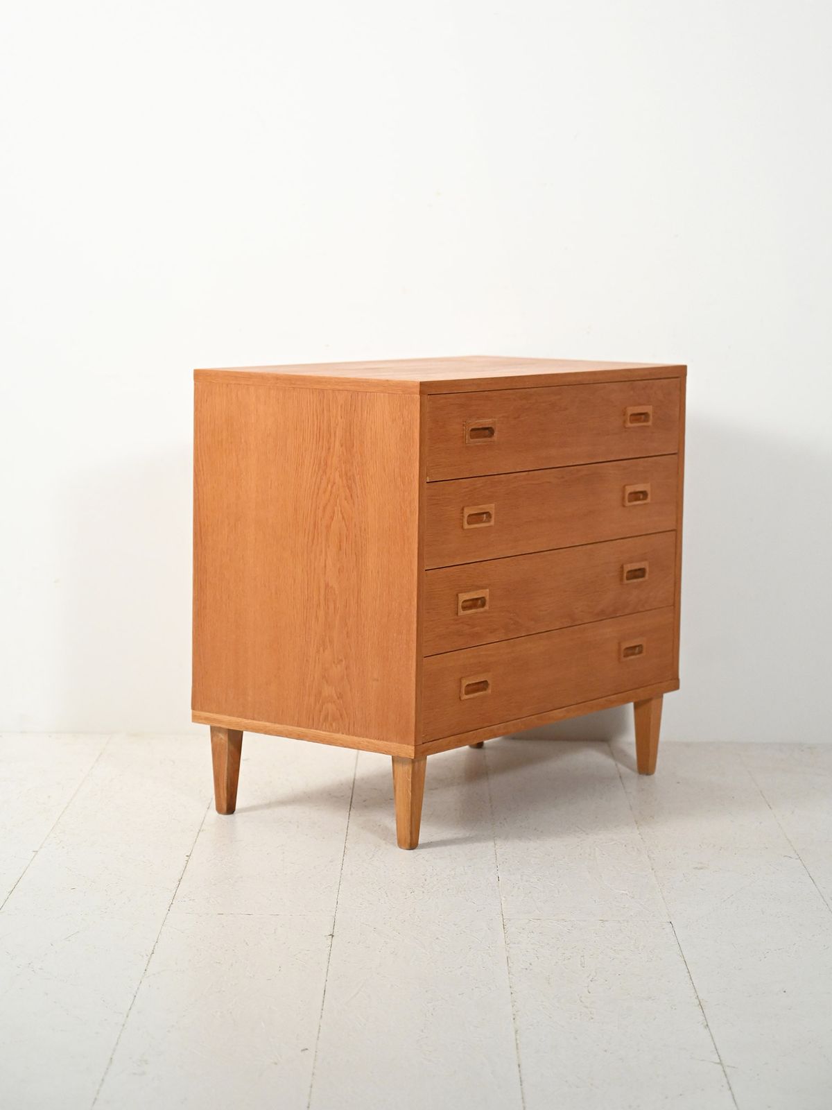 Swedish Oak Chest Of Drawers By String Design Ab photo for sale