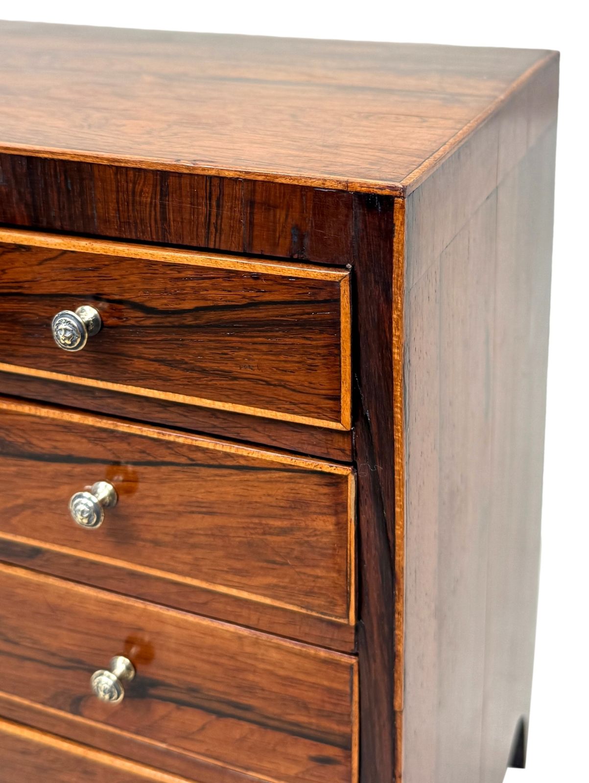 Georgian Rosewood Miniature Chest Of Drawers (England, Circa 1820) photo furniture