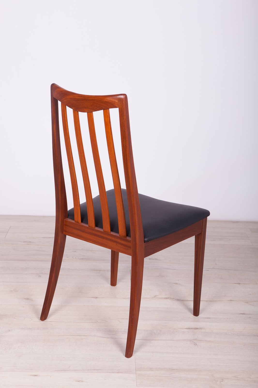 Vintage Teak & Leather Dining Chairs By Leslie Dandy For G Plan, 1960s, Set Of 4 photo buy