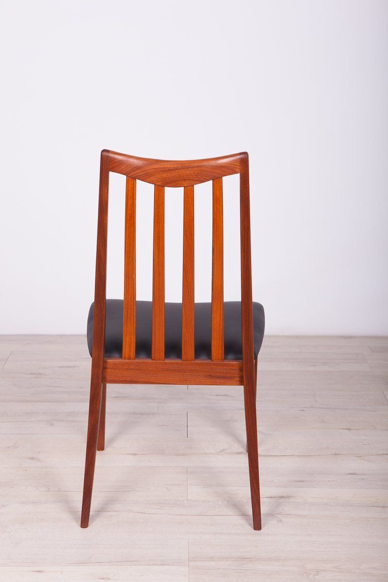 photo furniture Vintage Teak & Leather Dining Chairs By Leslie Dandy For G Plan, 1960s, Set Of 4