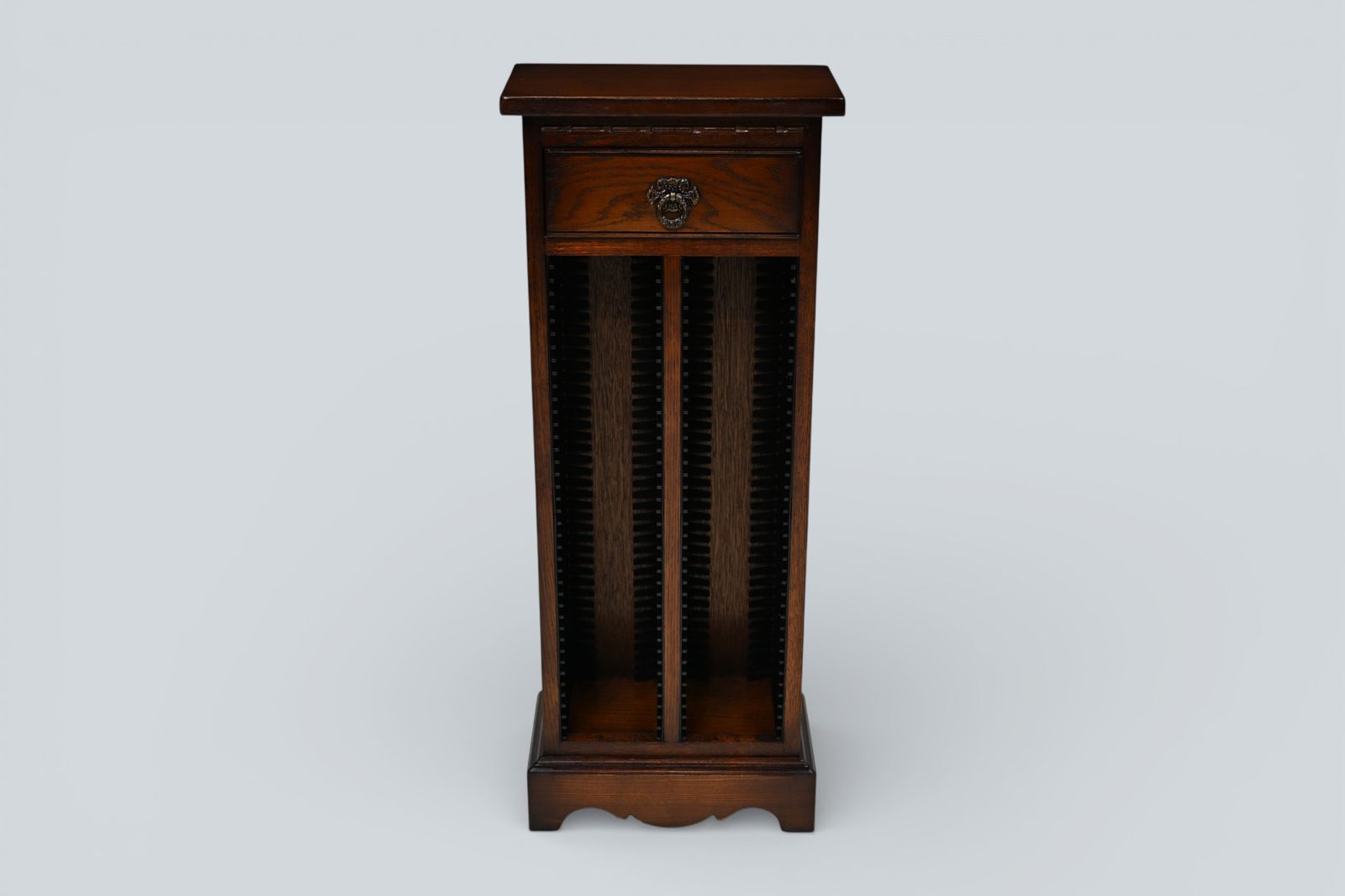 Old Charm Cd Cabinet/Unit For 80 Cds Tudor Brown Free* Uk Delivery photo furniture