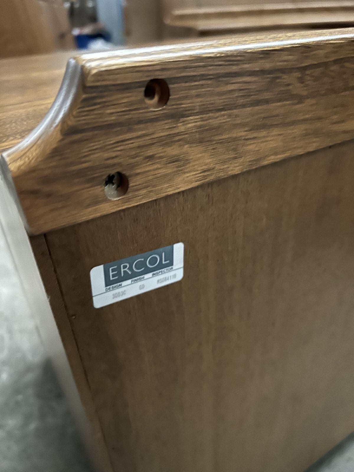 Ercol Mural Golden Dawn Elm Tv Stand photo 250.0