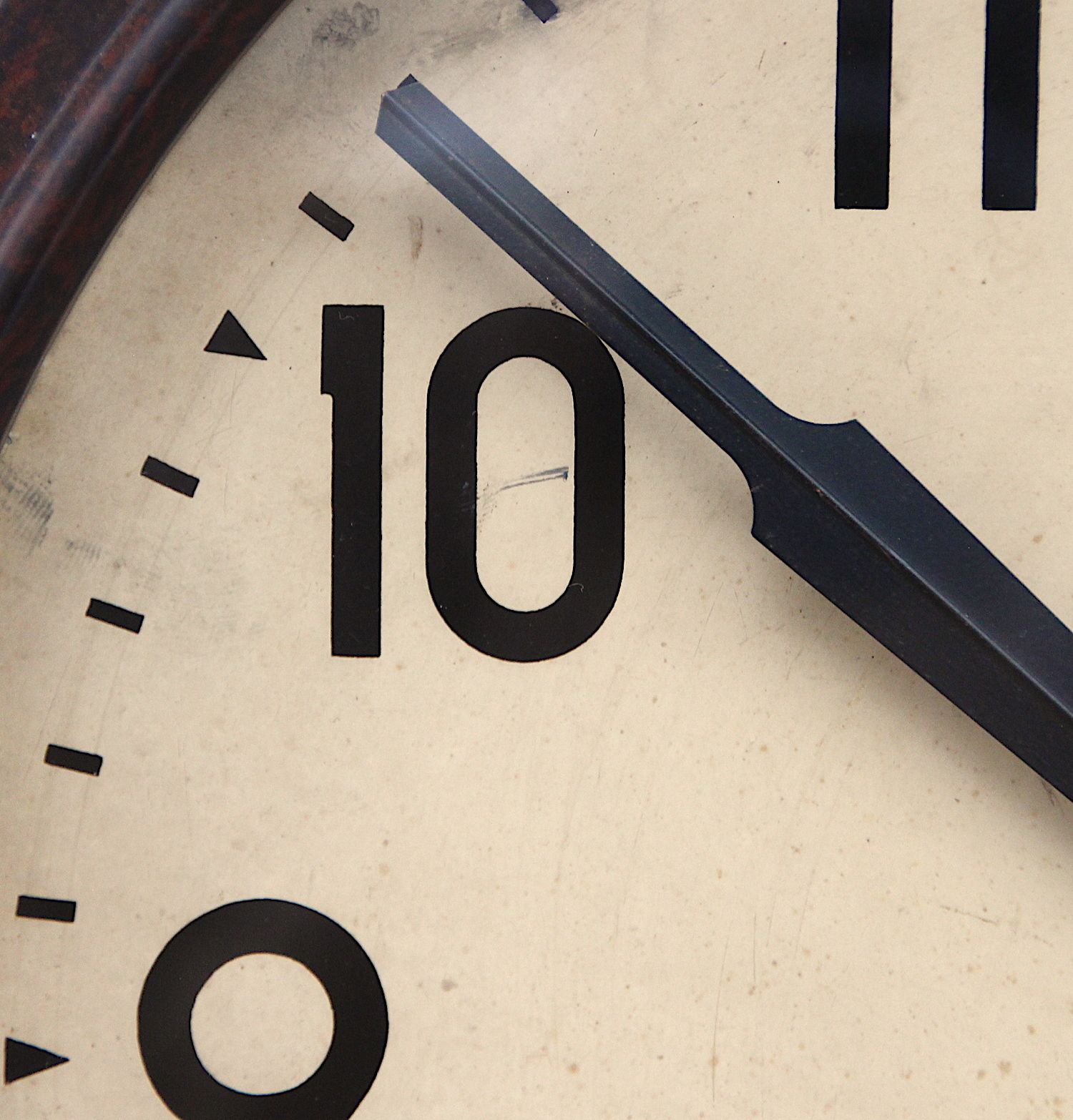 photo buy 1950s British Bakelite Vintage School / Commercial Wall Clock. Fully Guaranteed. London Timepiece