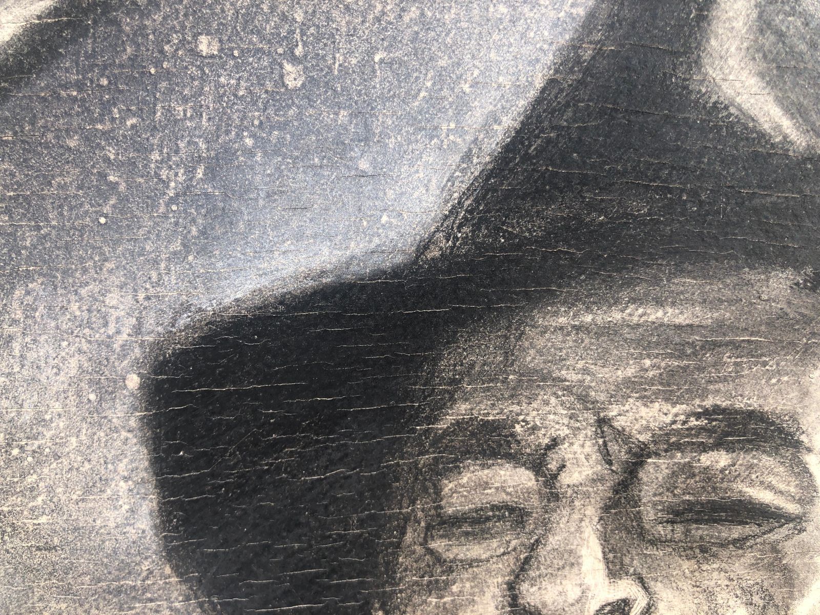 Santiago Perez Cordoba Film Noir Robert Mitchum Portrait Painting Farewell My Lovely 1970s Hollywood C.1990. photo Art