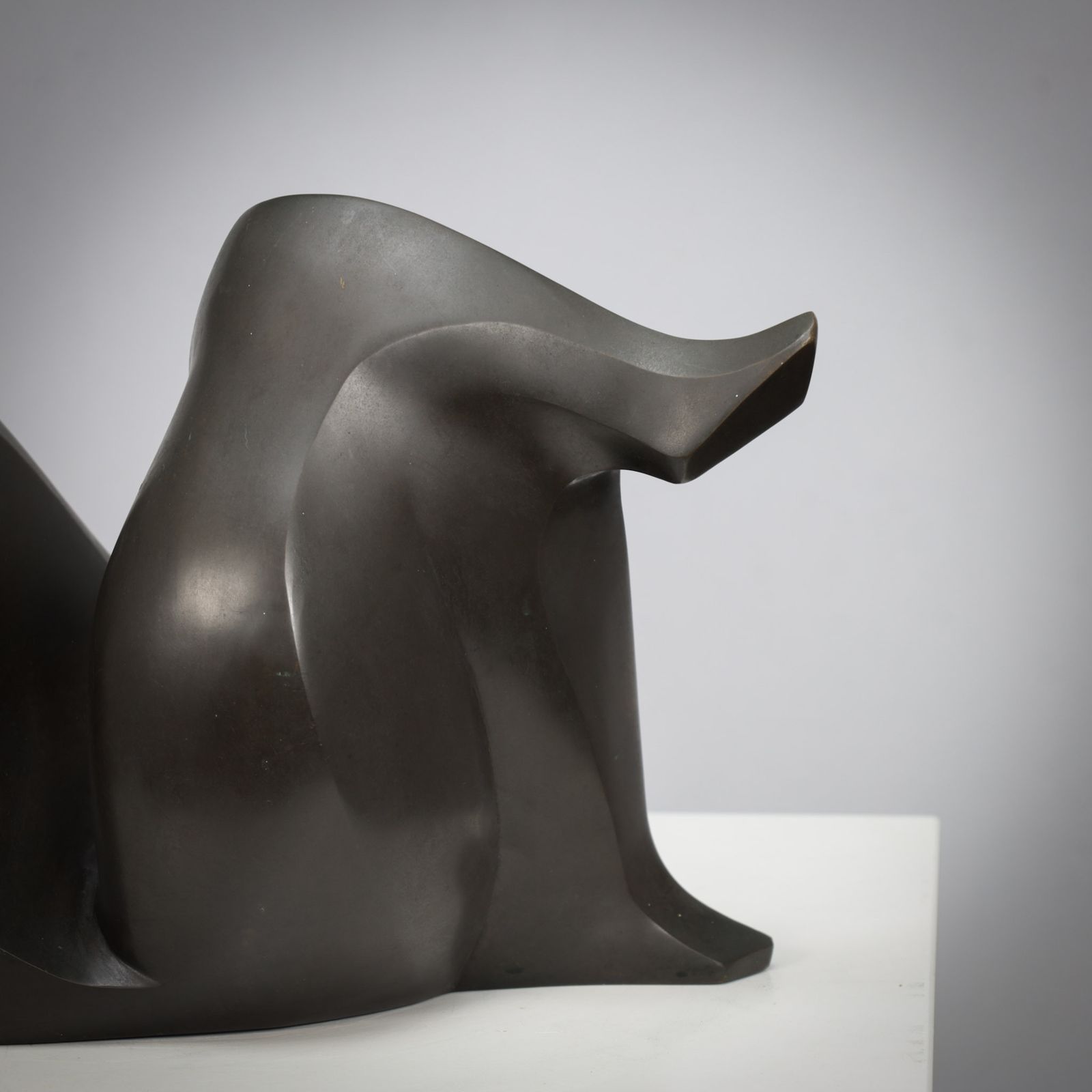 Abstract Bronze Female Sculpture By Francine Govers, 1990s photo for sale