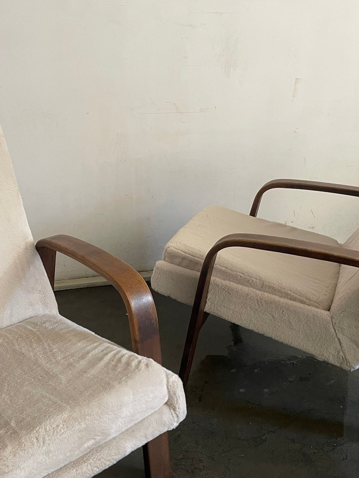 Pair Of Comfy French Armchairs photo for sale